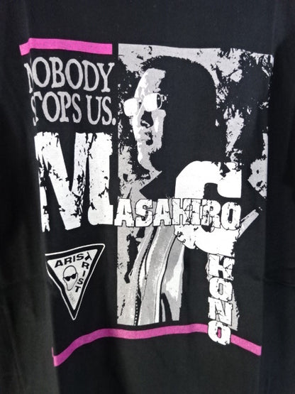 Masahiro Chono  "NOBODY STOPS US." T-shirt