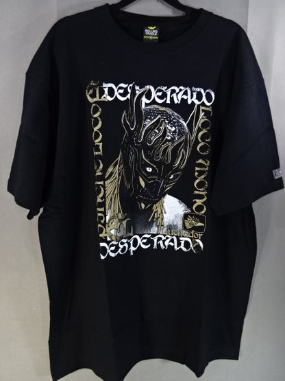El Desperado × ROLLING CRADLE Collaboration T-Shirt (2) (Black× Gold)
