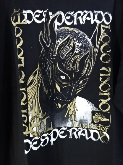 El Desperado × ROLLING CRADLE Collaboration T-Shirt (2) (Black× Gold)