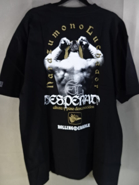 El Desperado × ROLLING CRADLE Collaboration T-Shirt (2) (Black× Gold)