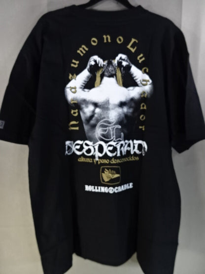 El Desperado × ROLLING CRADLE Collaboration T-Shirt (2) (Black× Gold)
