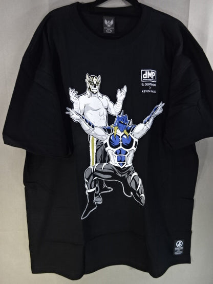 Kinnikuman  Nisei d.M.p Collaboration El Desperado × Kevin Mask T-Shirt