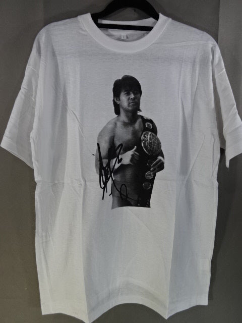 Muto Keiji  Black and White  Picture T-Shirts(1) (White)