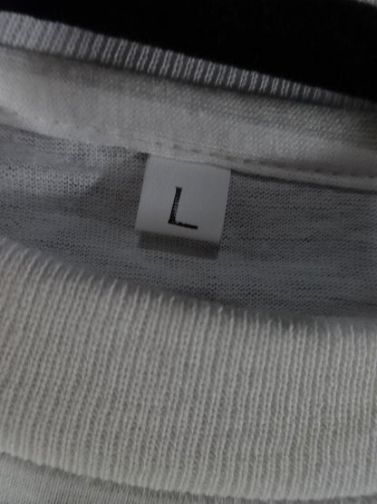 Muto Keiji  Black and White  Picture T-Shirts(1) (White)