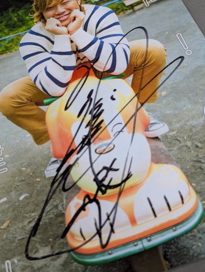 【hand signed autograph】 The best! Man Kento Miyahara 1st Visual Book (Venue Limited Cover ver.)