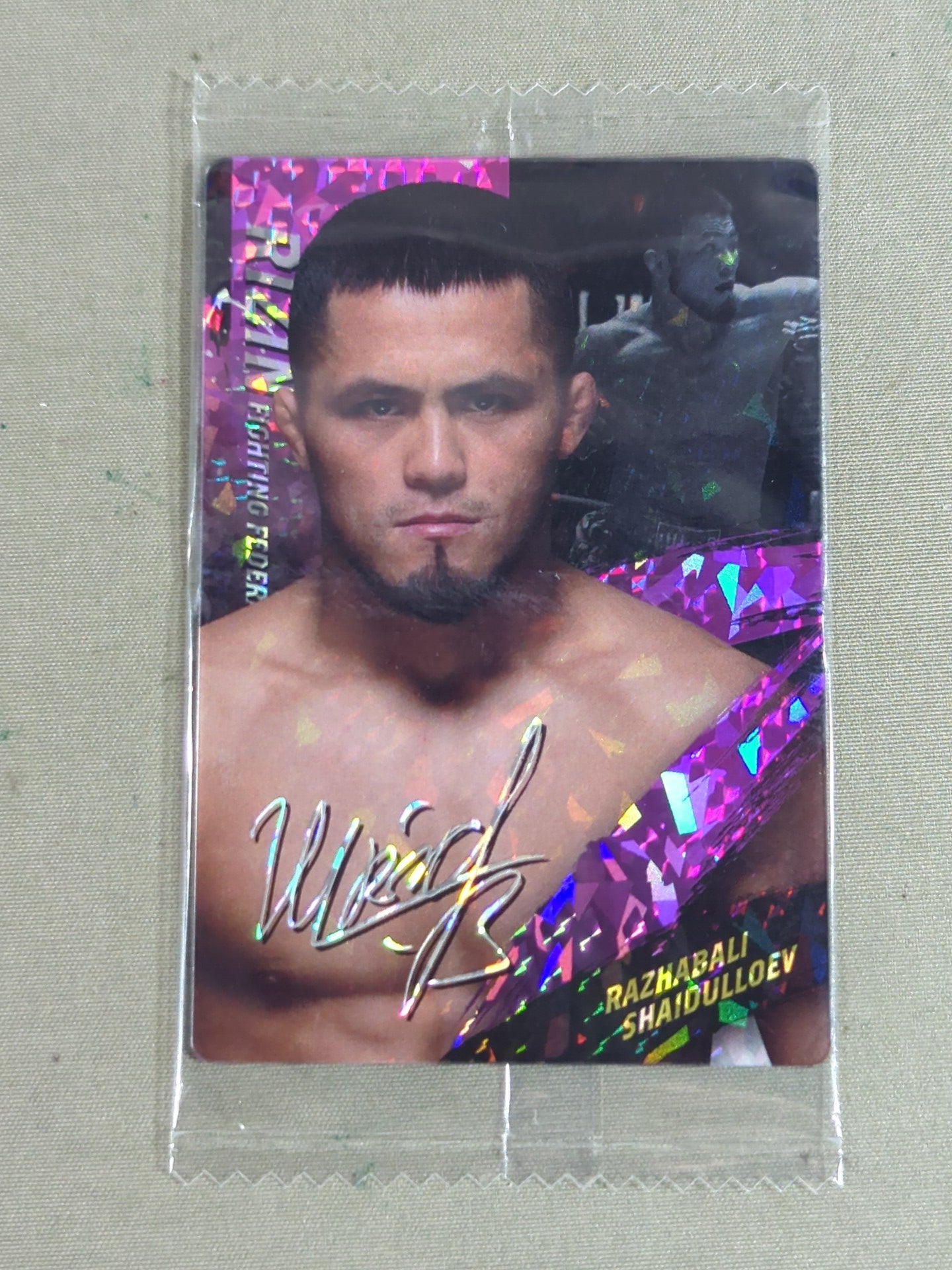 RIZIN Wafer Card 2025 Rajabali Sheydulaev