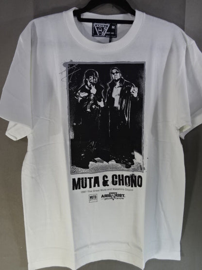 AT Masahiro Chono  & Great Muta 1997 T-shirt (1) (white)