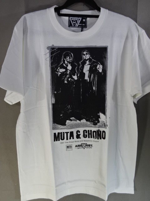 AT Masahiro Chono  & Great Muta 1997 T-shirt (1) (white)