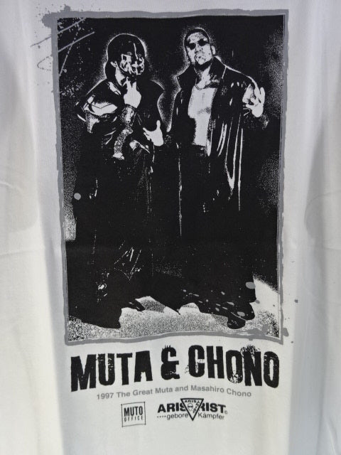 AT Masahiro Chono  & Great Muta 1997 T-shirt (1) (white)