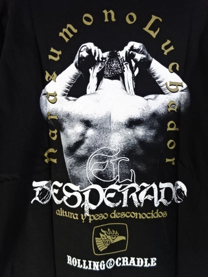 El Desperado× ROLLING CRADLE Collaboration T-Shirt (1) (Black× White)