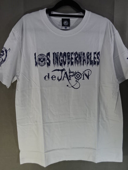 BUSHI ×L.I.J T-Shirt (1) (White× Navy)