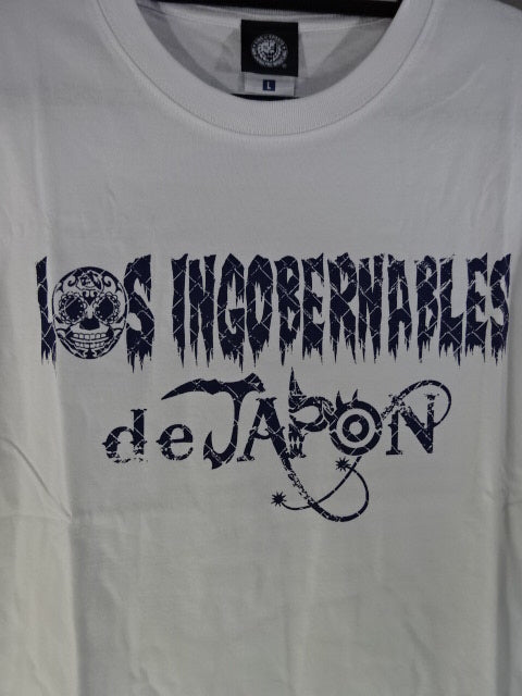 BUSHI ×L.I.J T-Shirt (1) (White× Navy)