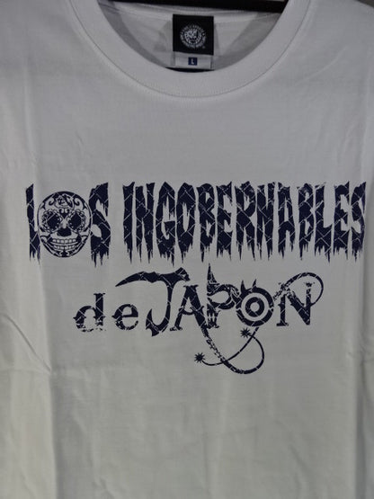 BUSHI ×L.I.J T-Shirt (1) (White× Navy)