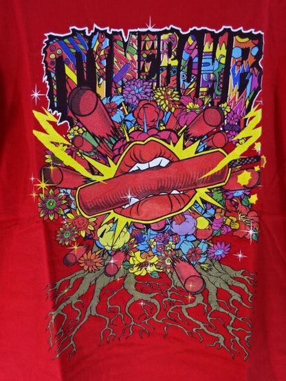 Hiromu Takahashi  "TIMEBOMB GOES BLOOM!" T-shirt (red)