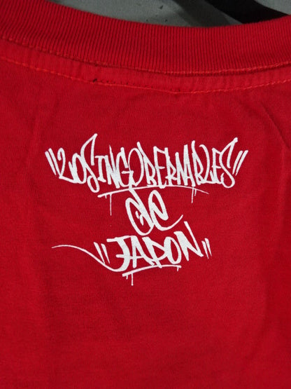 Hiromu Takahashi  "TIMEBOMB GOES BLOOM!" T-shirt (red)