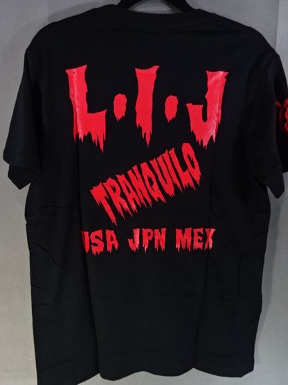 L.I.J T-Shirt (12) (Black× Red)