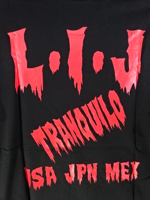 L.I.J T-Shirt (12) (Black× Red)