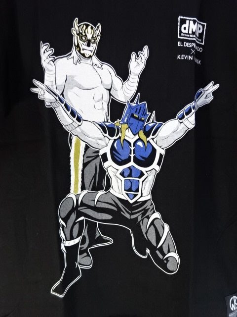 キン肉マン二世 d.M.pコラボ エル・デスペラード×ケビンマスク Tシャツ