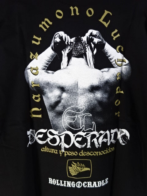 El Desperado× ROLLING CRADLE Collaboration T-Shirt (1) (Black× White)