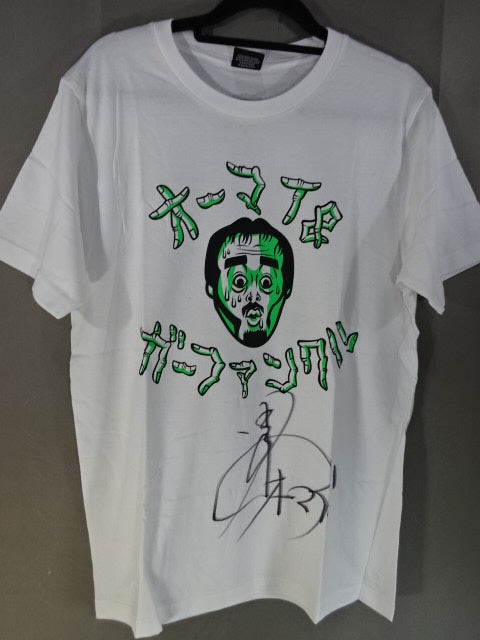 【hand signed autograph】 Taguchi Ryusuke × Wild Bomb Kukki Collaboration T-Shirt