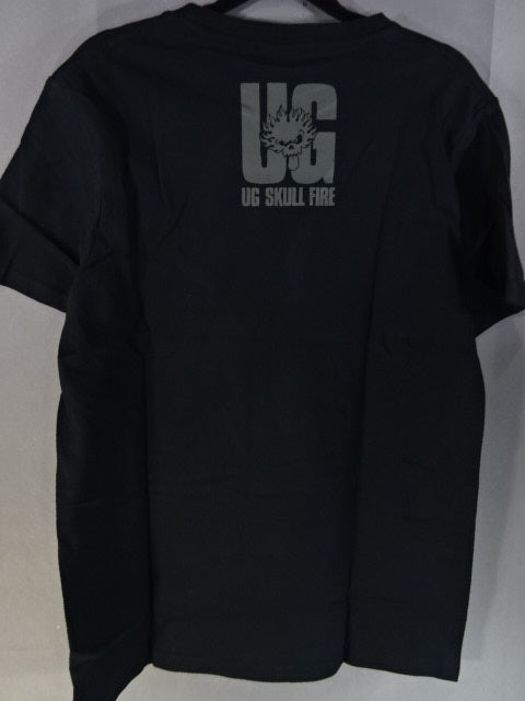 【hand signed autograph】 Togi Makabe  " UG SKULL FIRE "T-Shirt (1) (Camouflage Pattern)