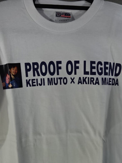 Muto Keiji ×Akira Maeda  "PROOF "LEGEND" T-Shirt (2) (White)