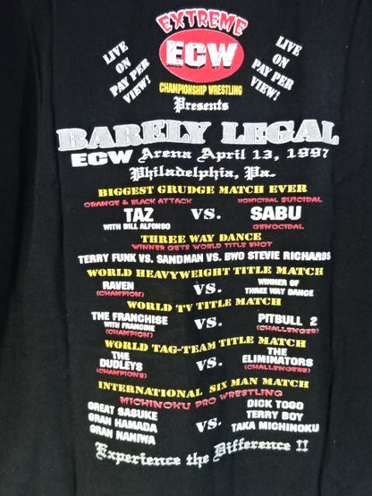 1997.4.13 BARELY LEGAL Tazu vs Sabu T-Shirt
