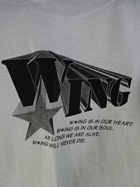 W★ING Logo T-Shirt (1) (White)