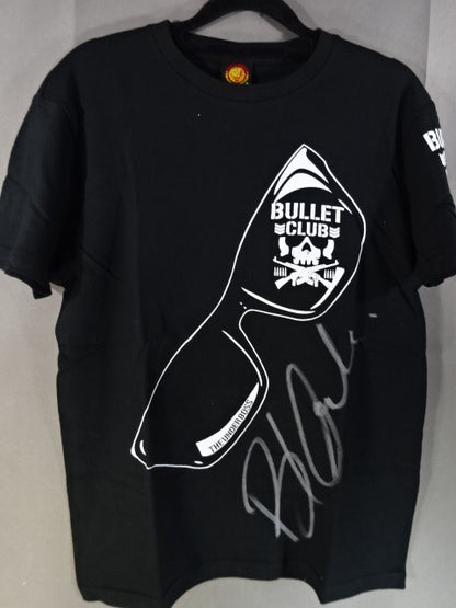 【Bad Luck Farais hand signed autograph】BULLET CLUB "THE UNDER BOSS" T-shirt