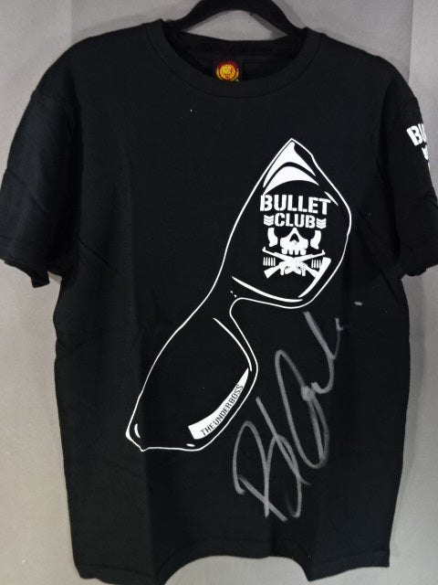 【Bad Luck Farais hand signed autograph】BULLET CLUB "THE UNDER BOSS" T-shirt