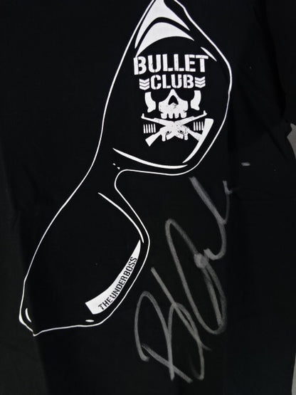 【Bad Luck Farais hand signed autograph】BULLET CLUB "THE UNDER BOSS" T-shirt