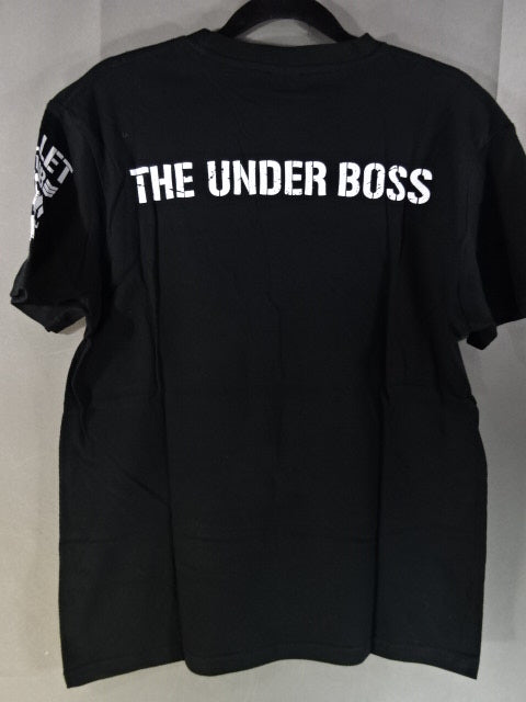 【Bad Luck Farais hand signed autograph】BULLET CLUB "THE UNDER BOSS" T-shirt