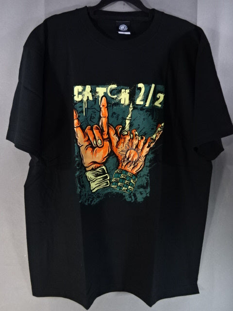 TJP & Francisco Akira "Catch 2/2" T-Shirt (1) (Hand Sign)