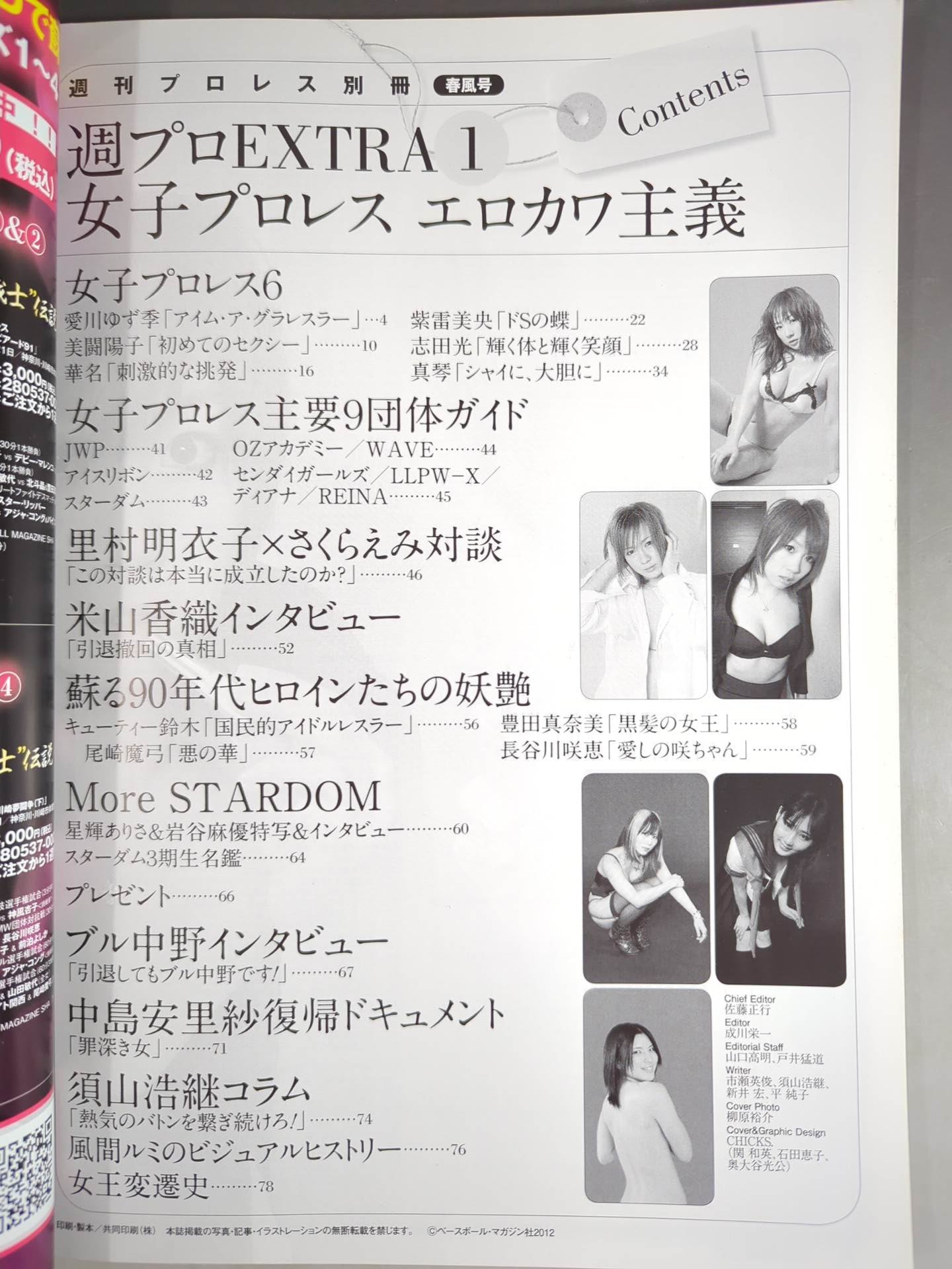 週刊プロレス別冊95「女子プロレス エロカワ主義」