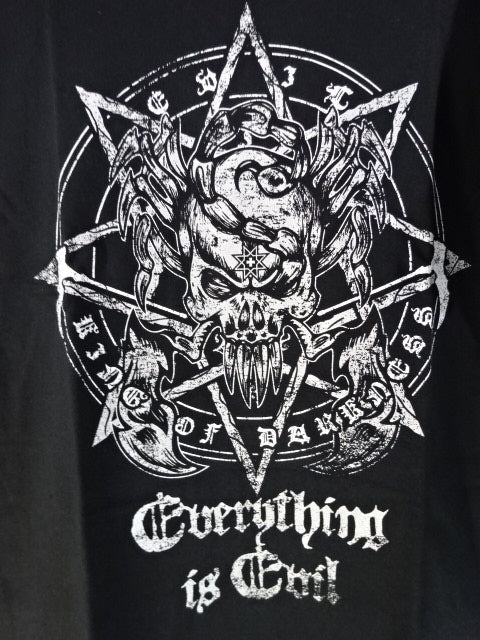 EVIL Magic Circle T-Shirt (Black× Silver)