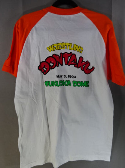 Wrestling  DONTAKU MAY 3,1993 FUKUOKA DOME Raglan T-Shirt (Type B)