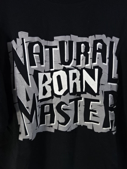 Muto Keiji  "NATURAL BORN MASTER" T-Shirt (1) (Black)