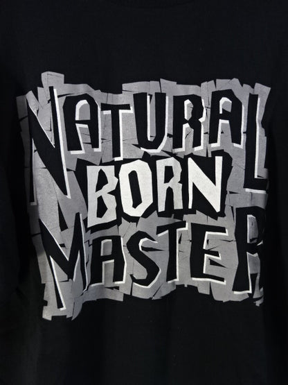 Muto Keiji  "NATURAL BORN MASTER" T-Shirt (1) (Black)