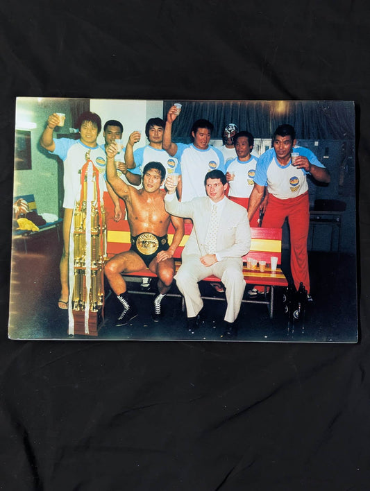 ★IWGP & WWF Champion Series ★ Inoki & McMahon Photo Panel