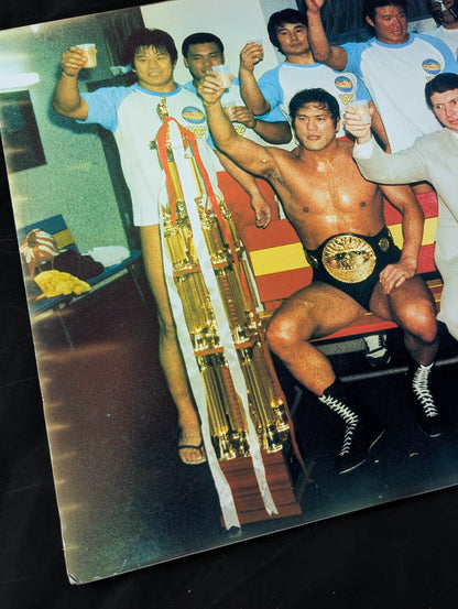 ★IWGP & WWF Champion Series ★ Inoki & McMahon Photo Panel