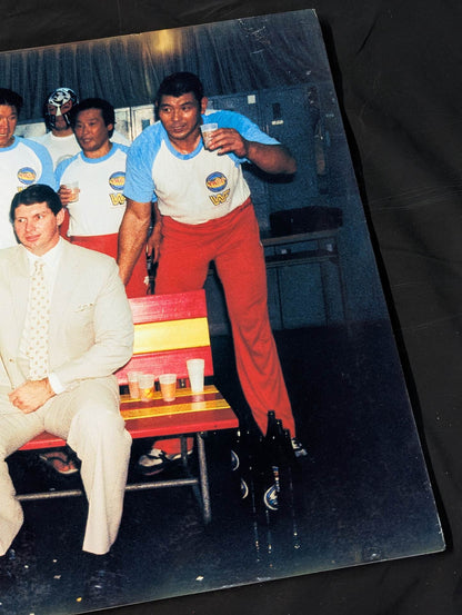 ★IWGP & WWF Champion Series ★ Inoki & McMahon Photo Panel