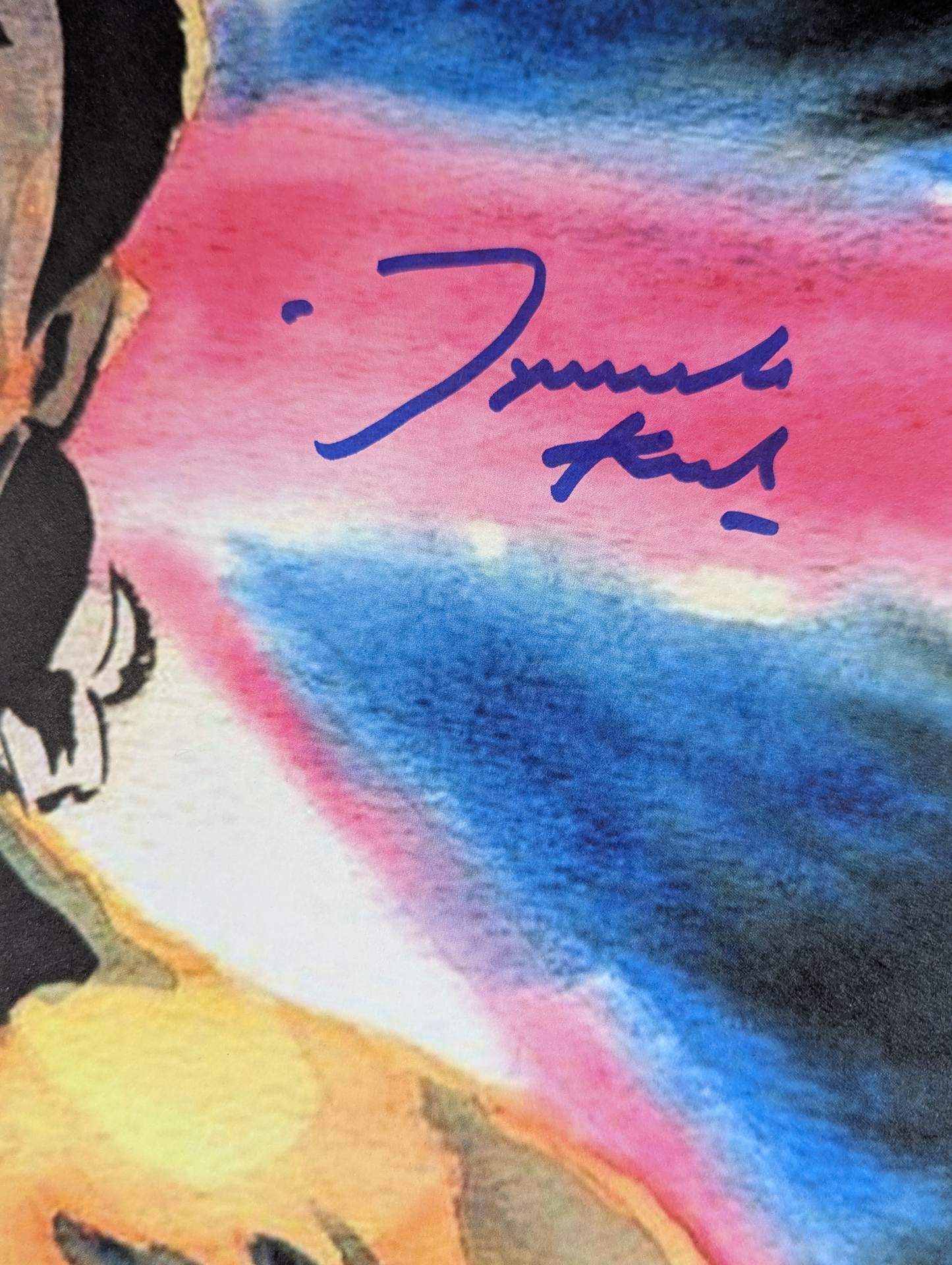 Dynamite Kid Hand Signed Autograph Large Format Pro-Photo – 闘道館