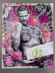 CMパンク 直筆サイン入フォト　2025WWE日本公演公式グッズ　CM PUNK CMパンク 直筆サイン フォト 2025WWE日本公演公式グッズ CM PUNK CM