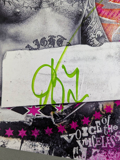 CM Punk hand signed autograph  official large format Pro-Photo (A-5)