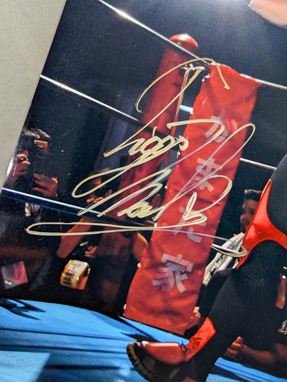 The first Tiger Mask hand signed autograph  large format Photo (2)