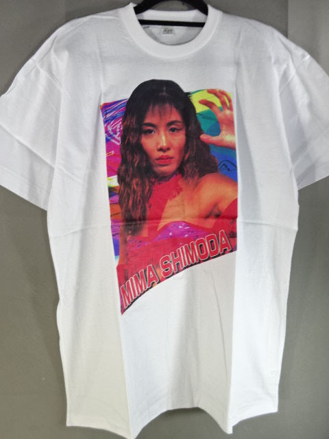 Mima Shimoda  Picture T-Shirt (1) (White)