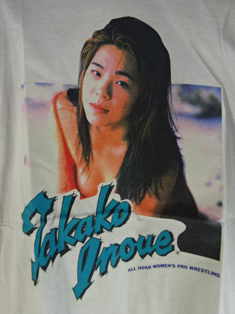 Takako Inoue Picture T-Shirt (2) (White)