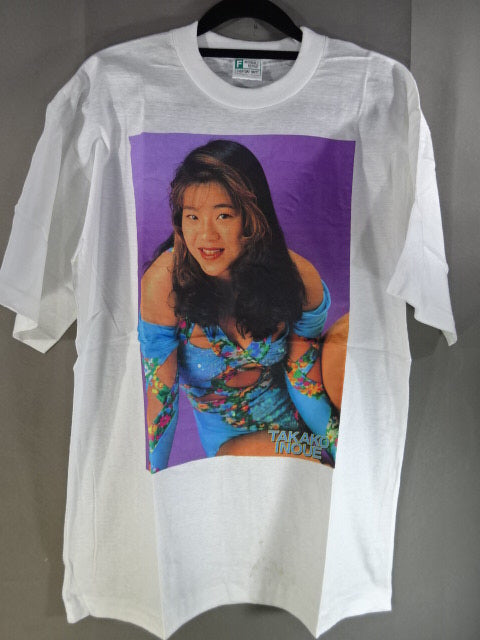Takako Inoue Picture T-shirt (1) (White)
