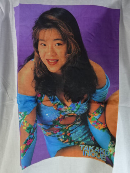 Takako Inoue Picture T-shirt (1) (White)