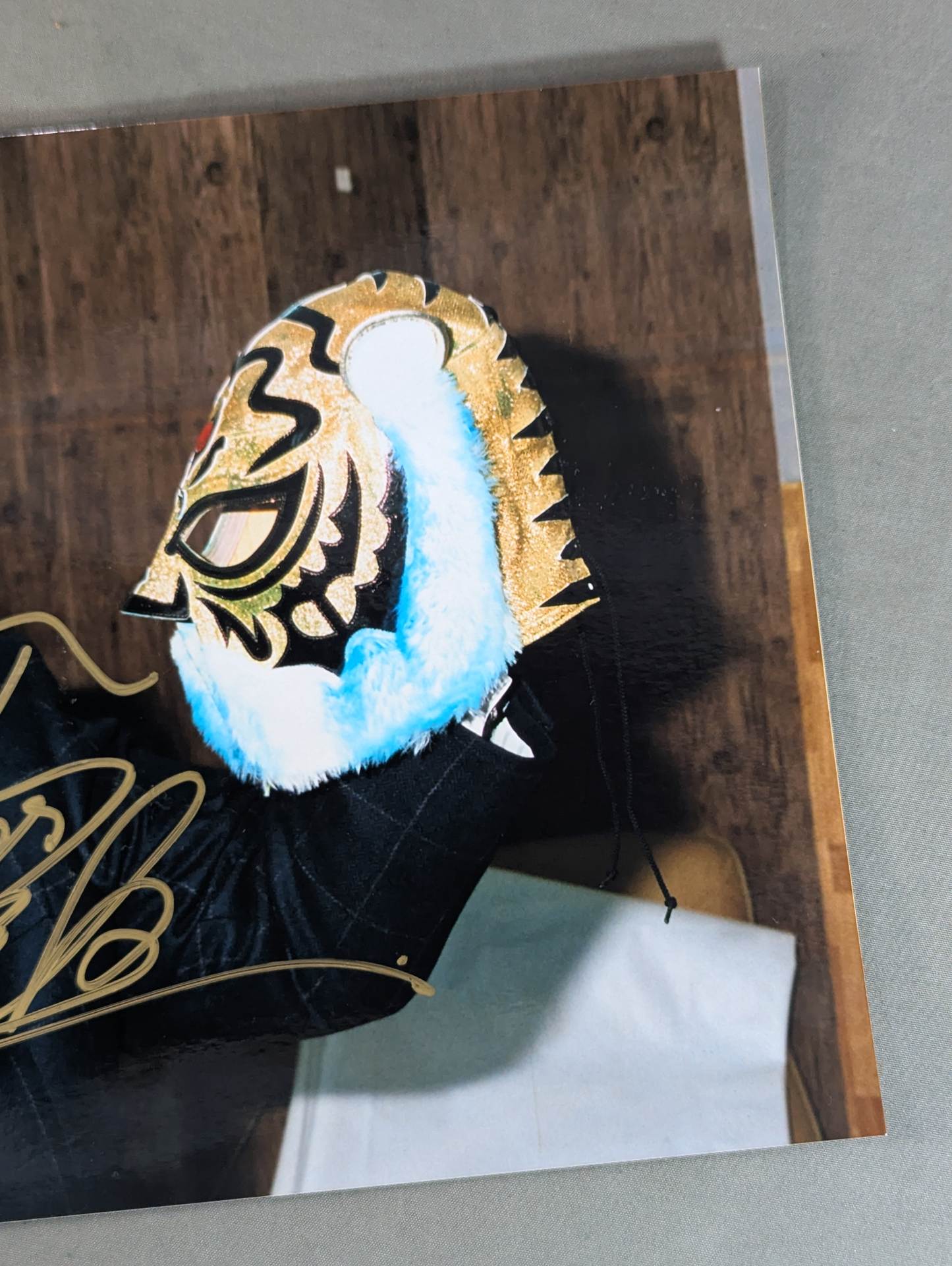 The first Tiger Mask hand signed autograph  large format Photo (3)